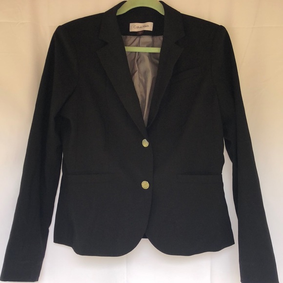 Calvin Klein Black Professional Blazer - Picture 1 of 7